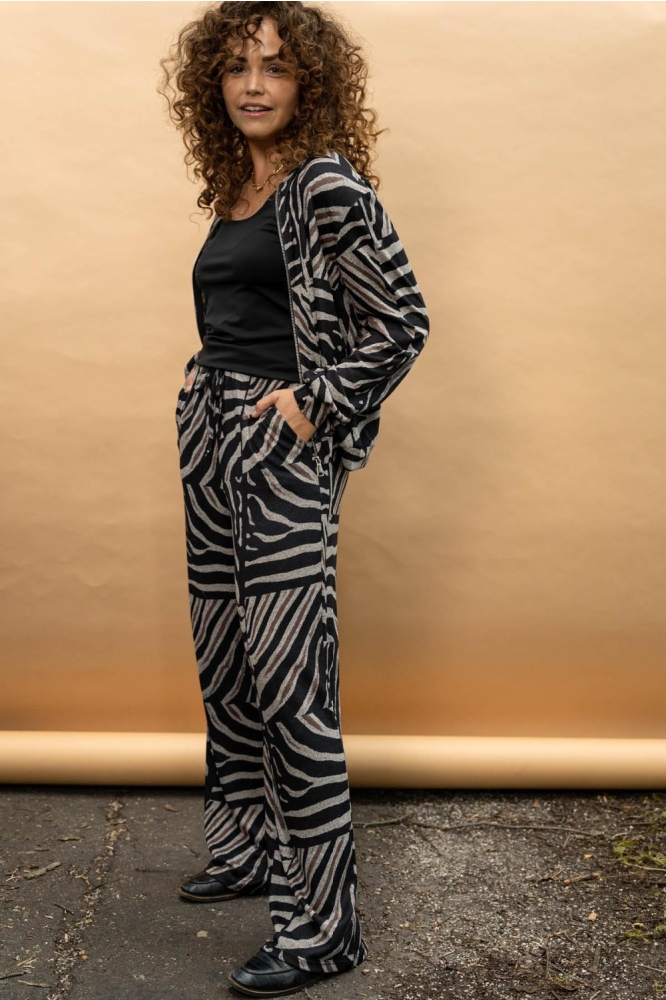 BAMBI PATCHWORK ZEBRA 7558 001 BLACK